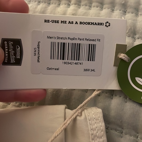 Mens mountain Khakis pants - Picture 3 of 3